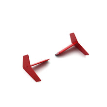 YX C187S Vertical Tain Fin - Red - HeliDirect