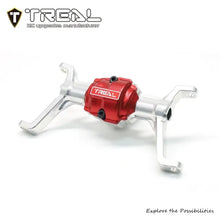 TREAL Aluminum 7075 Front Axle Housing w C Hubs One Piece CNC Machined Upgrades for 1/18 Redcat Ascent 18 - SILVER - HeliDirect