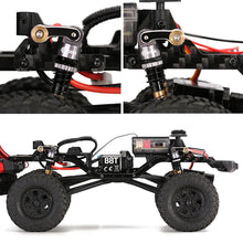 INJORA CNC Aluminum Flex Blades Suspension Travel Extension for 1/24 Axial SCX24 - HeliDirect
