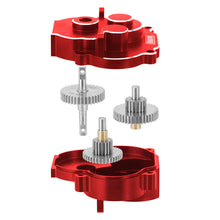 INJORA CNC Aluminum Complete Transmission For 1/18 TRX4M - RED - HeliDirect
