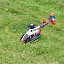 YX EC-135 C187S 100 Size 4CH 6-Axis Gyro Stabilized Optical Sensor Flow Scale RC Helicopter RTF - Police