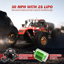 Rlaarlo 1/12 RTR Brushless RC Desert Truck , Max 45MPH Fast RC Cars - GOLD