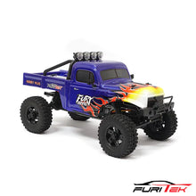 FURITEK FX118 FURY WAGON RTR BRUSHLESS 1/18 RC CRAWLER KIT (BLUE WITH FLAMES) With TORQ TCM-1022 Full CNC Case Metal Gear Coreless Servo