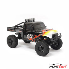 FURITEK FX118 FURY WAGON RTR BRUSHLESS 1/18 RC CRAWLER KIT (BLACK WITH FLAMES) With NSDRC RS100 HIGH TORQUE MICRO SERVO (BLACK)
