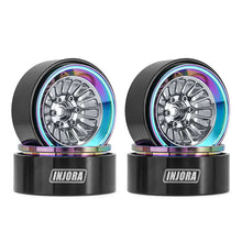 INJORA Turbine 1.3" CNC Aluminium Beadlock Wheels For 1/24 1/18 RC Crawler (W1303) - HeliDirect