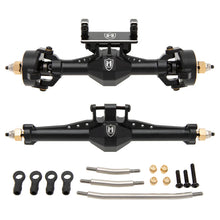 MEUS Racing Isokinetic 3-Section CVD Front and Rear Axles Maximum Steering Angle 52° Wider +5MM forTRX4M Upgrade 1/18 RC Crawler Car - BLACK - HeliDirect