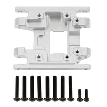 Meus Racing Aluminum Transmission Plate Metal Chassis Skid Plate for 1/18 RC Crawler Car TRX-4M TRX4M - SILVER - HeliDirect