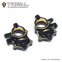 TREAL Brass Front Steering Knuckles Inner Portal Covers Housing 27g/Pair Weights Upgrades for 1/18 Redcat Ascent 18 Crawler - HeliDirect