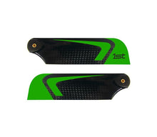 1st Tail Blades CFK 105mm CP (Green) - HeliDirect