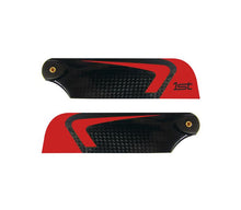 1st Tail Blades CFK 105mm CP (Red) - HeliDirect