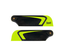 1st Tail Blades CFK 105mm CP (Yellow) - HeliDirect
