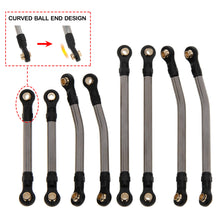 MEUS RACING Stainless Steel Liks Set High Clearance Links for TRX-4M TRX4M 1/18 RC Crawler Car Upgrade Parts - GREY - HeliDirect