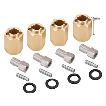 INJORA 4PCS 10mm Brass Wheel Hex Hub Extenders For 1/18 Redcat Ascent18 - HeliDirect