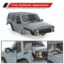 INJORA ABS Cherokee Body With Bumpers For 155mm 1/18 TRX4M Bronco Defender - SILVER GREY