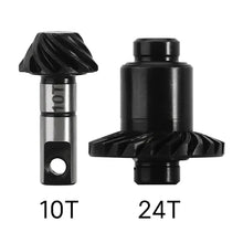 INJORA 24T/10T UNDERDRIVE GEARS Alloy Steel Helical Gears for 1/18 TRX4M - HeliDirect
