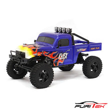 FURITEK FX118 FURY WAGON RTR BRUSHLESS 1/18 RC CRAWLER KIT (BLUE WITH FLAMES) With NSDRC RS100 HIGH TORQUE MICRO SERVO (BLACK)