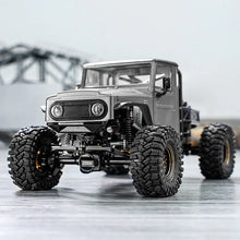 INJORA IR40 Half Truck Hard Plastic Body With Cage For 1/18 TRX4M Defender Bronco - GREY - HeliDirect