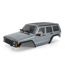 INJORA ABS Cherokee Body With Bumpers For 155mm 1/18 TRX4M Bronco Defender - SILVER GREY