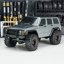 INJORA ABS Cherokee Body With Bumpers For 155mm 1/18 TRX4M Bronco Defender - SILVER GREY