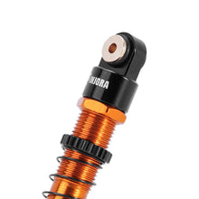 INJORA 51mm Aluminum Long Travel Threaded Double Barrel Shocks for Axial AX24 SCX24 (4pcs) - ORANGE - HeliDirect
