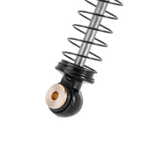 INJORA 51mm Aluminum Long Travel Threaded Double Barrel Shocks for Axial AX24 SCX24 (4pcs) - ORANGE - HeliDirect