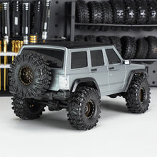 INJORA ABS Cherokee Body With Bumpers For 155mm 1/18 TRX4M Bronco Defender - SILVER GREY