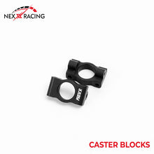 Nexx Racing Aluminum Caster Blocks Micro_B - BLACK