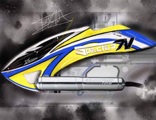 Fusuno Canopy XL700NME Nitro Yellow/Blue - HeliDirect