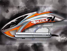 Fusuno Canopy XL700NME Nitro Orange/Silver - HeliDirect