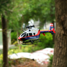 YX EC-135 C187S 100 Size 4CH 6-Axis Gyro Stabilized Optical Sensor Flow Scale RC Helicopter RTF - Police