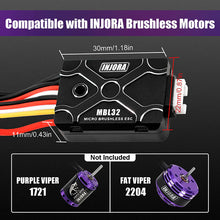 INJORA Micro Brushless MBL32 ESC for 1/18 1/24 RC Crawler
