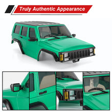INJORA ABS Cherokee Body With Bumpers For 155mm 1/18 TRX4M Bronco Defender - GREEN