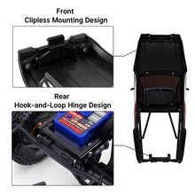 INJORA IR60 Pickup Hard Body with Bed Rack for 1/18 TRX4M Defender Bronco - BLACK