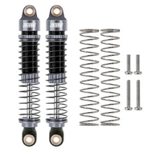 INJORA 59mm Long Threaded Oil Filled Shocks for 1/18 TRX4M (2pcs) - GREY - HeliDirect