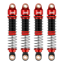 INJORA 53mm Threaded Oil Shocks For 1/18 Redcat Ascent18 - RED - HeliDirect
