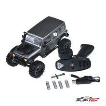 FURITEK FX118 KATANA RTR BRUSHLESS 1/18 RC CRAWLER KIT (GREY) With NSDRC LIMITED EDITION RS100 SERVO & HORN (RED)