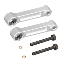 OMP M4 Helicopter Swashplate Driver Arm Set - Silver - HeliDirect
