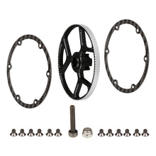 OMP M4 Helicopter Main Pulley 99T - Black - HeliDirect