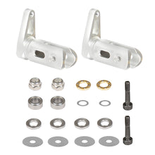 OMP M4 Helicopter Tail Blade Grip Set - Silver - HeliDirect