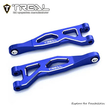 TREAL Aluminum 7075 CNC Machined Rear Upper Arms Set Upgrades for Arrma 1/18 GRANITE GROM - BLUE