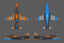 Boomerang Atom - White Blue - Boomerang RC Jets