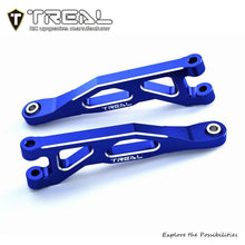 TREAL Aluminum 7075 CNC Machined Rear Upper Arms Set Upgrades for Arrma 1/18 GRANITE GROM - BLUE