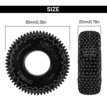 INJORA 1.0" XHX Pin Tires (4) (60*20mm)