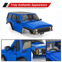 INJORA ABS Cherokee Body With Bumpers For 155mm 1/18 TRX4M Bronco Defender - BLUE