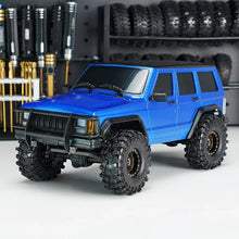 INJORA ABS Cherokee Body With Bumpers For 155mm 1/18 TRX4M Bronco Defender - BLUE