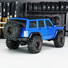 INJORA ABS Cherokee Body With Bumpers For 155mm 1/18 TRX4M Bronco Defender - BLUE