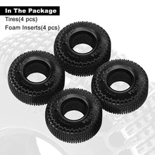 INJORA XHX Pin 1.3" Tires (4) (72*24mm) - HeliDirect