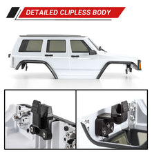 INJORA ABS Cherokee Body With Bumpers For 155mm 1/18 TRX4M Bronco Defender - PEARL WHITE