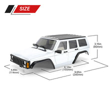 INJORA ABS Cherokee Body With Bumpers For 155mm 1/18 TRX4M Bronco Defender - PEARL WHITE
