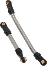 MEUS Racing Stainless Steel High Clearance Chassis Links Steering Links Set 10pcs 132mm Wheelbase for 1/24 Rock Crawler Car SCX24 C10 Bronco Wrangler - HeliDirect